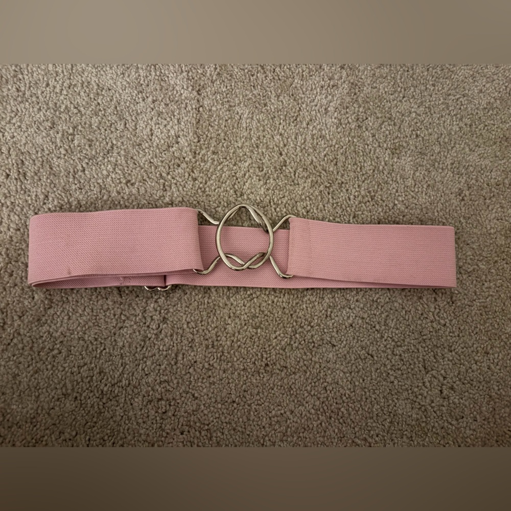 pink equestrian belt